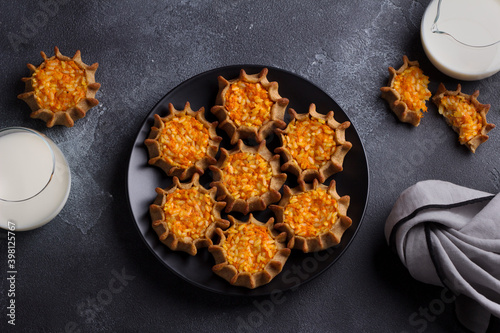 Traditional karelian, finnish, russian mini pies 