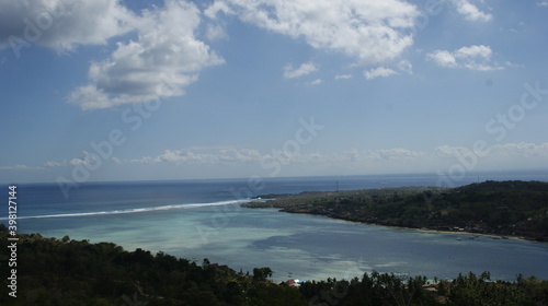 clouds over the sea