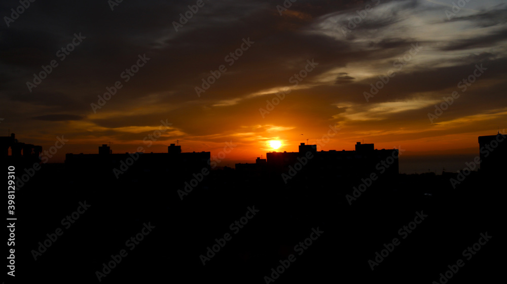 sunset ariel ıstanbul 