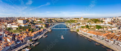 Douro River Panorama by Drone Portugal © Hugo