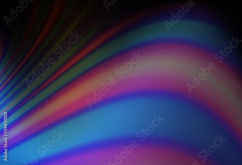 Dark Blue  Red vector template with abstract lines.