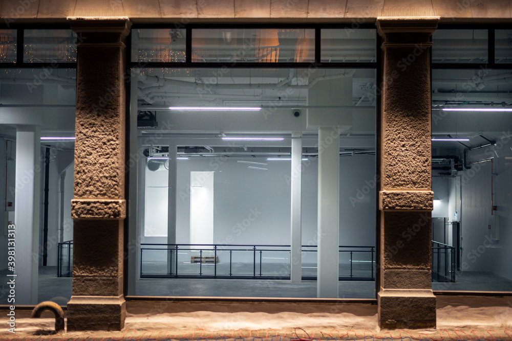 Reconstruction of a shop or office space. Reconstruction of a shop or office space.