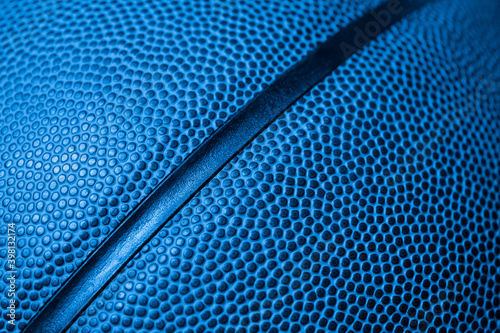 Foto Closeup detail of basketball ball texture background