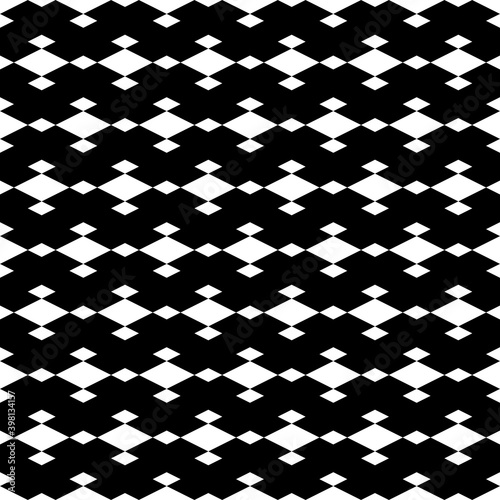 Seamless pattern. Rhombuses ornament. Lozenges wallpaper. Diamonds backdrop. Ethnic motif. Geometric background. Digital paper, textile print, web design, abstract. Vector artwork