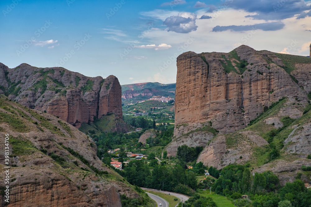 Landscape in Viguera, Spain