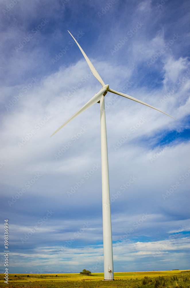 wind turbine in the field wind turbine in the field