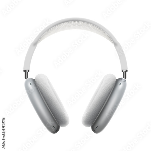 High-quality headphones on a white background. photo