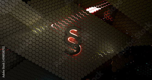 paragraph law dark grid hex...
