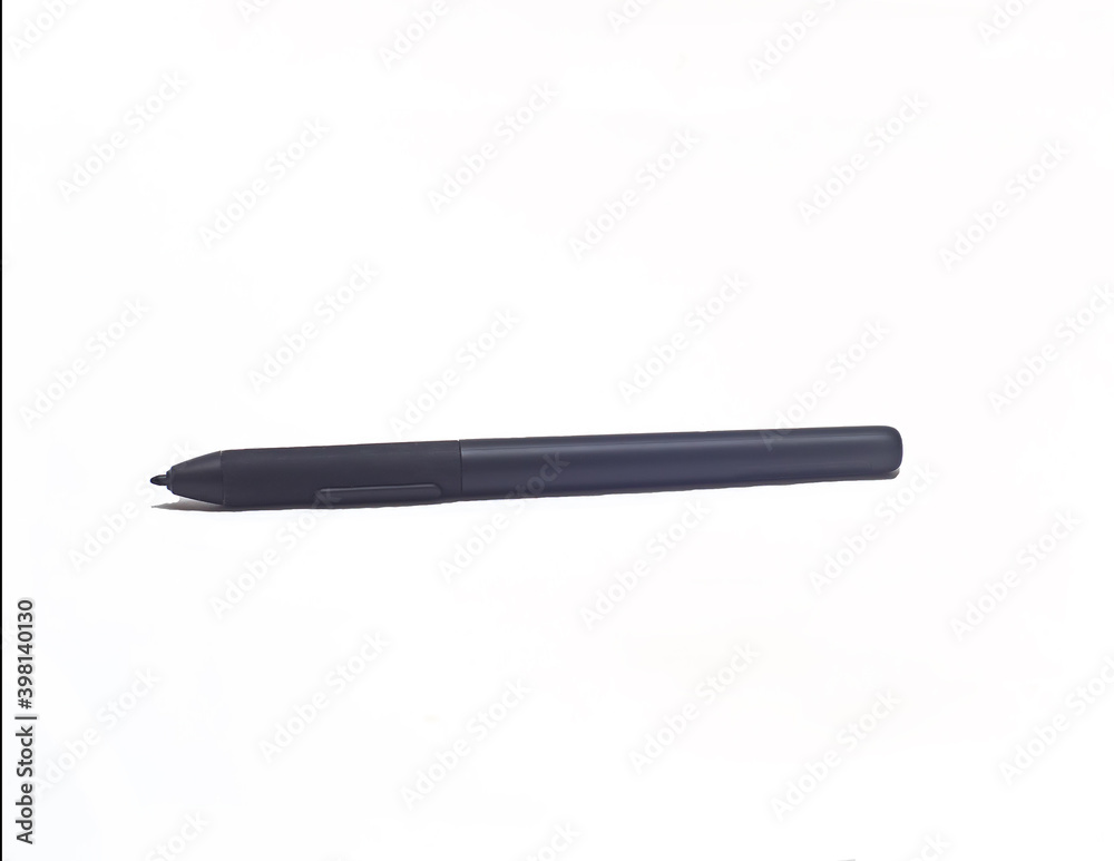 Pen for graphical tablet isolated on white background Pen for graphical tablet isolated on white background