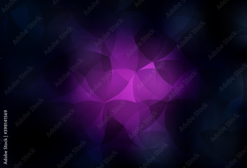 Dark Pink vector background with abstract shapes. Dark Pink vector background with abstract shapes.