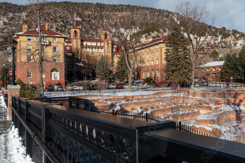 Winter in the city, Glenwood Springs