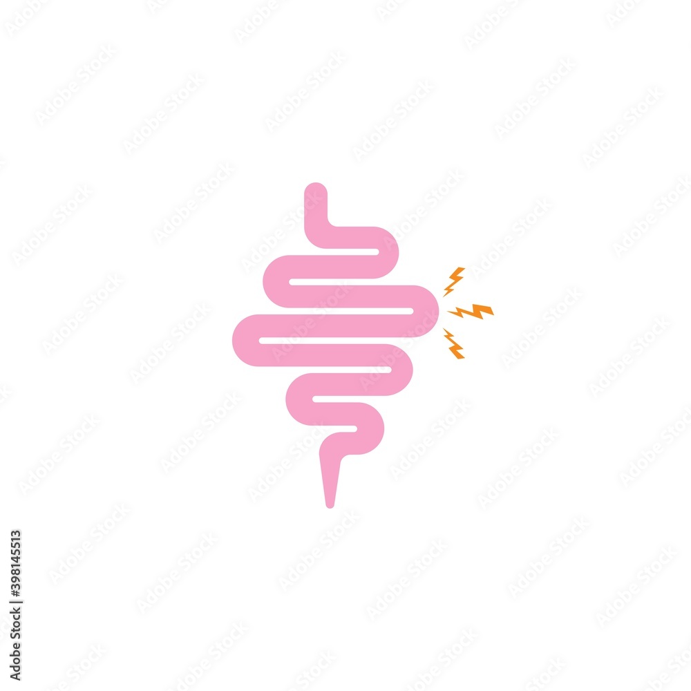 intestines symbol for digestive logo vector icon illustration intestines symbol for digestive logo vector icon illustration