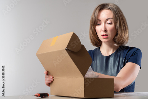 Woman owner business while ...