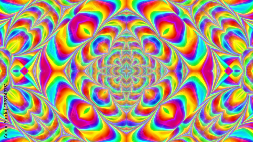 Abstract fractal neon psychedelic background. Abstract fractal neon psychedelic background.
