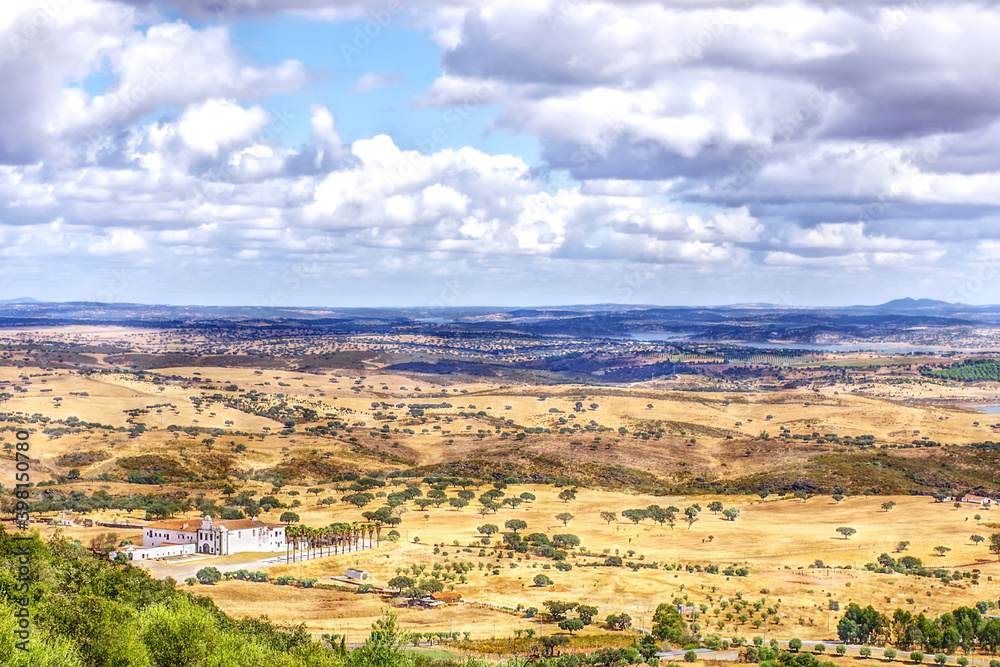 landscape near Monsaraz, alentejo, Portugal