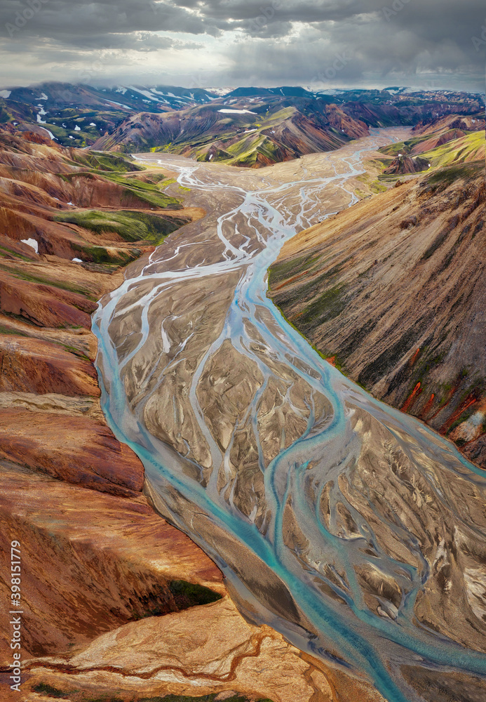 Highlands in Southern Iceland taken in August 2020