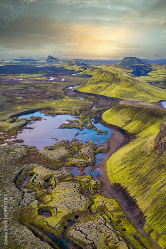 Highlands in Southern Iceland taken in August 2020 photo