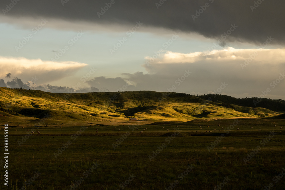 Late Afternoon Light Over the Fields of South Dakota Late Afternoon Light Over the Fields of South Dakota