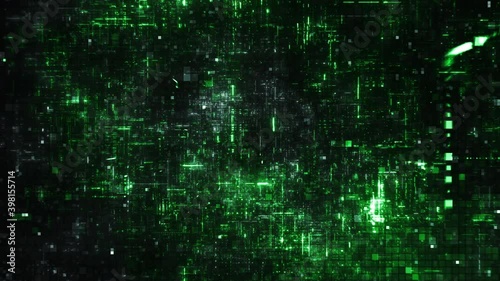 Wallpaper Mural Digital Network Flythrough Loop Torontodigital.ca