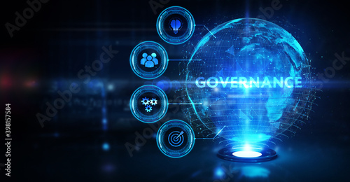 Wallpaper Mural Business, Technology, Internet and network concept. GOVERNANCE  successful business concept Torontodigital.ca