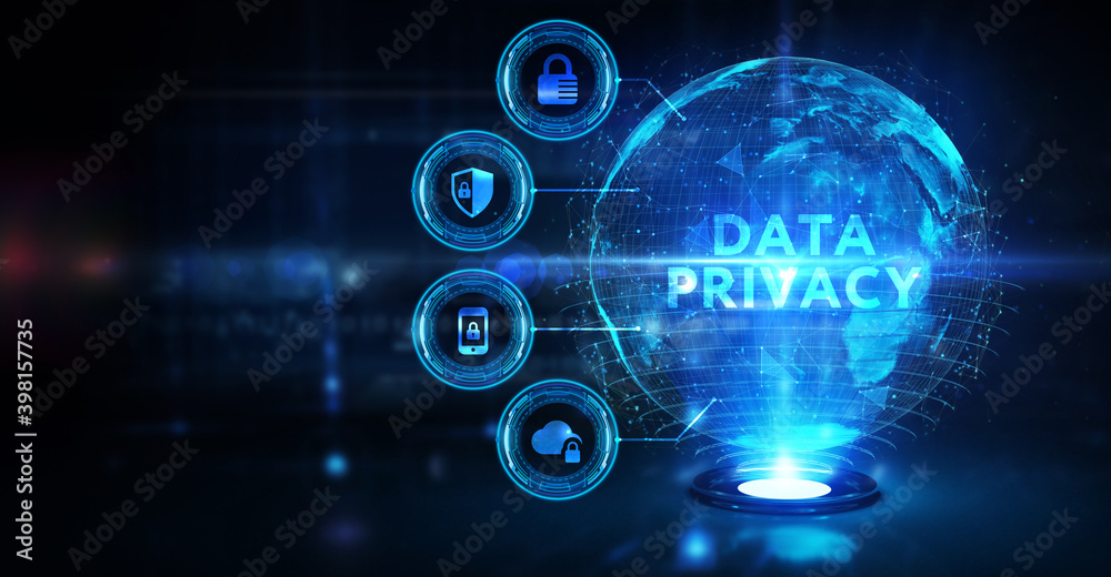 Cyber security data protection business technology privacy concept. Data privacy