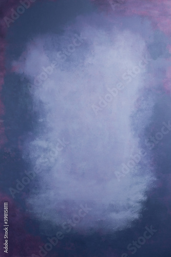 Purple hand painted backdrop with vignetting