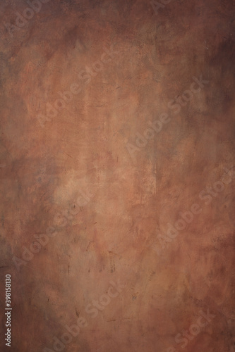 Brown hand painted scuffed backdrop with vignetting © Elena