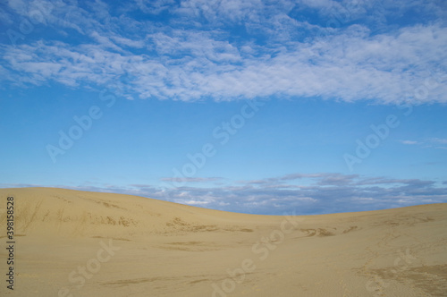 砂の大地が続く鳥取砂丘