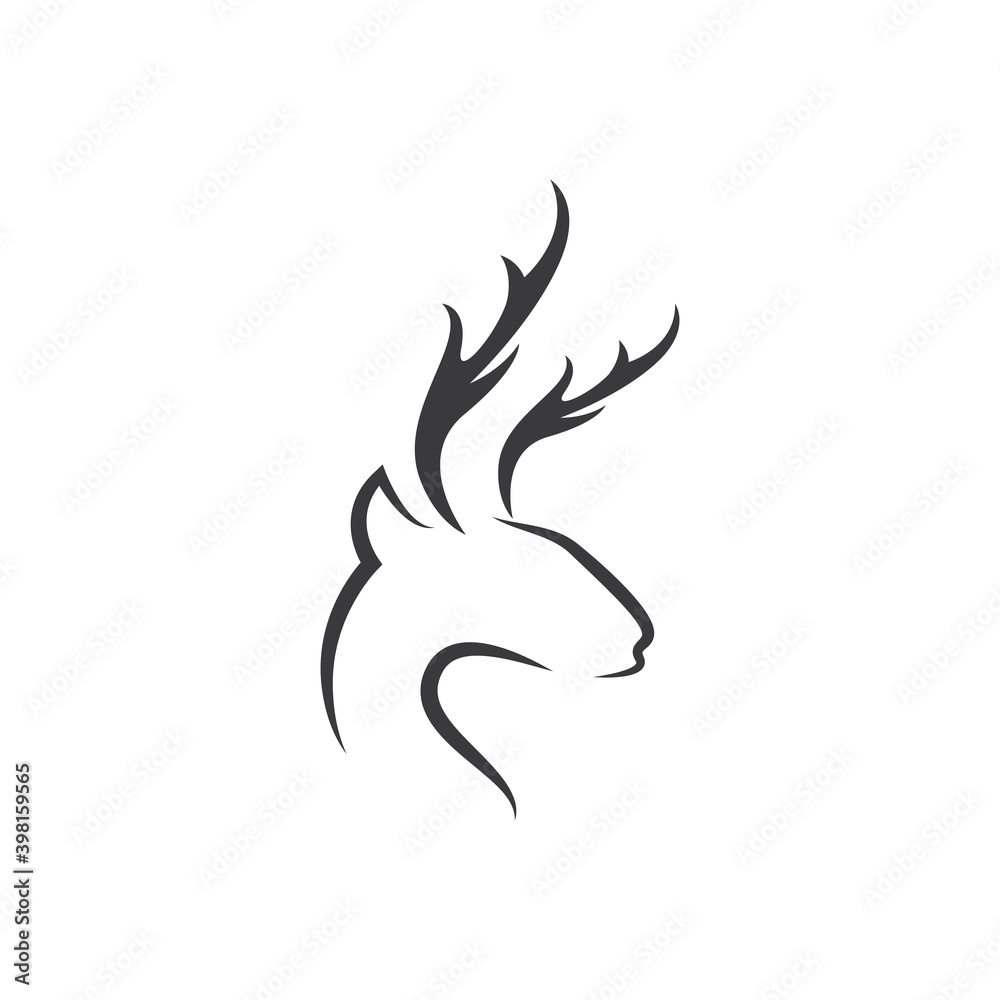 Obraz premium Deer antler