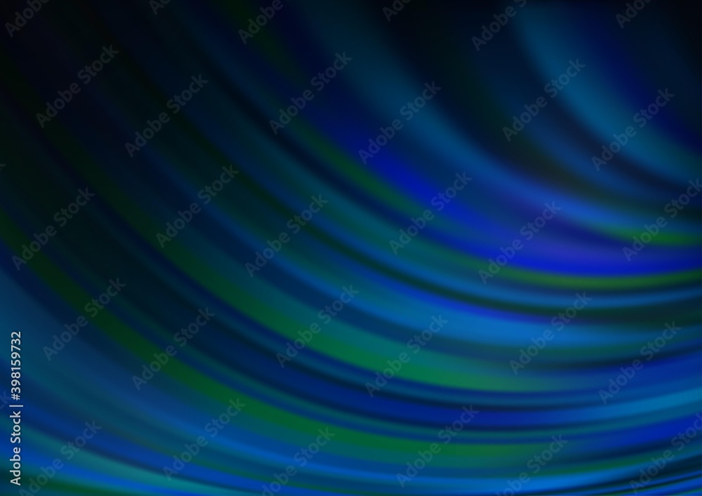 Dark BLUE vector template with bent lines. A vague circumflex abstract illustration with gradient. The best blurred design for your business. Dark BLUE vector template with bent lines. A vague circumflex abstract illustration with gradient. The best blurred design for your business.