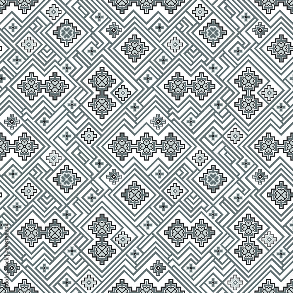 Kilim Bohemian Seamless Pattern Kilim Bohemian Seamless Pattern