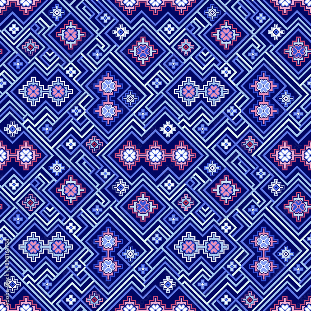 Kilim Bohemian Seamless Pattern Kilim Bohemian Seamless Pattern