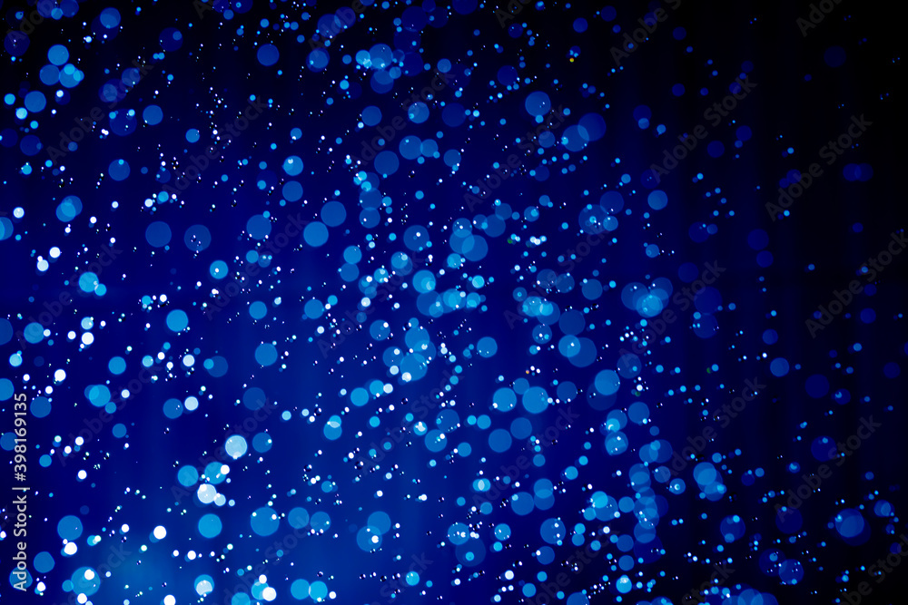 Abstract blue bokeh Abstract blue bokeh