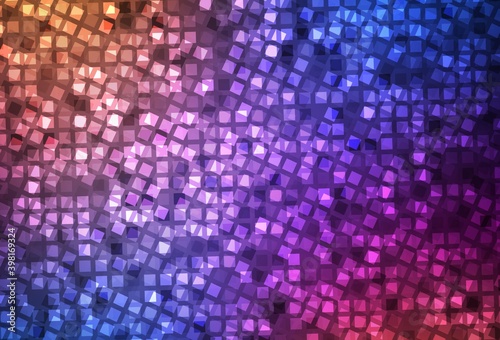 Wallpaper Mural Light Blue, Red vector texture in rectangular style. Torontodigital.ca