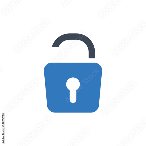 Open lock icon