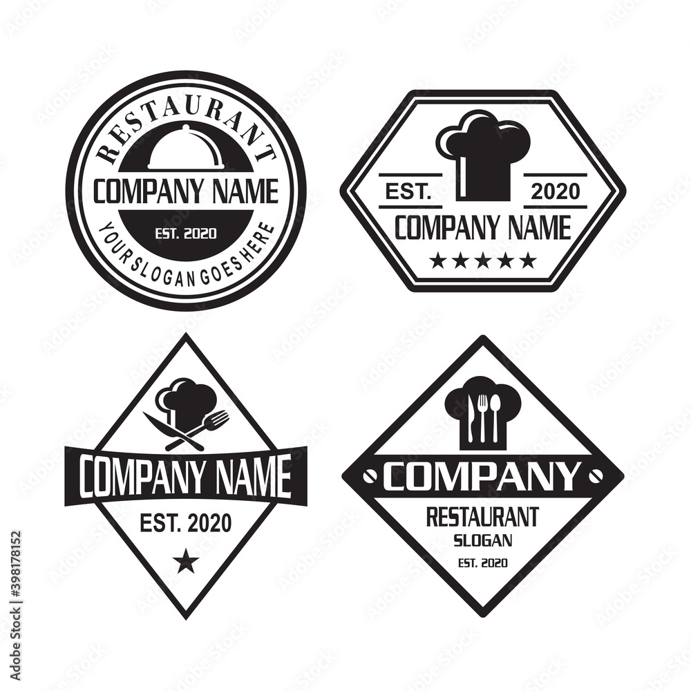A Set Of Restaurant Vector , A Set Of Food Logo A Set Of Restaurant Vector , A Set Of Food Logo