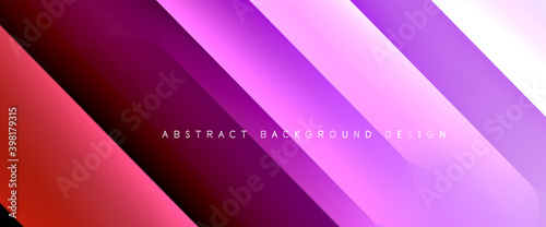 Fluid gradients with dynamic diagonal lines abstract background. Bright colors with dynamic light and shadow effects. Vector wallpaper or poster