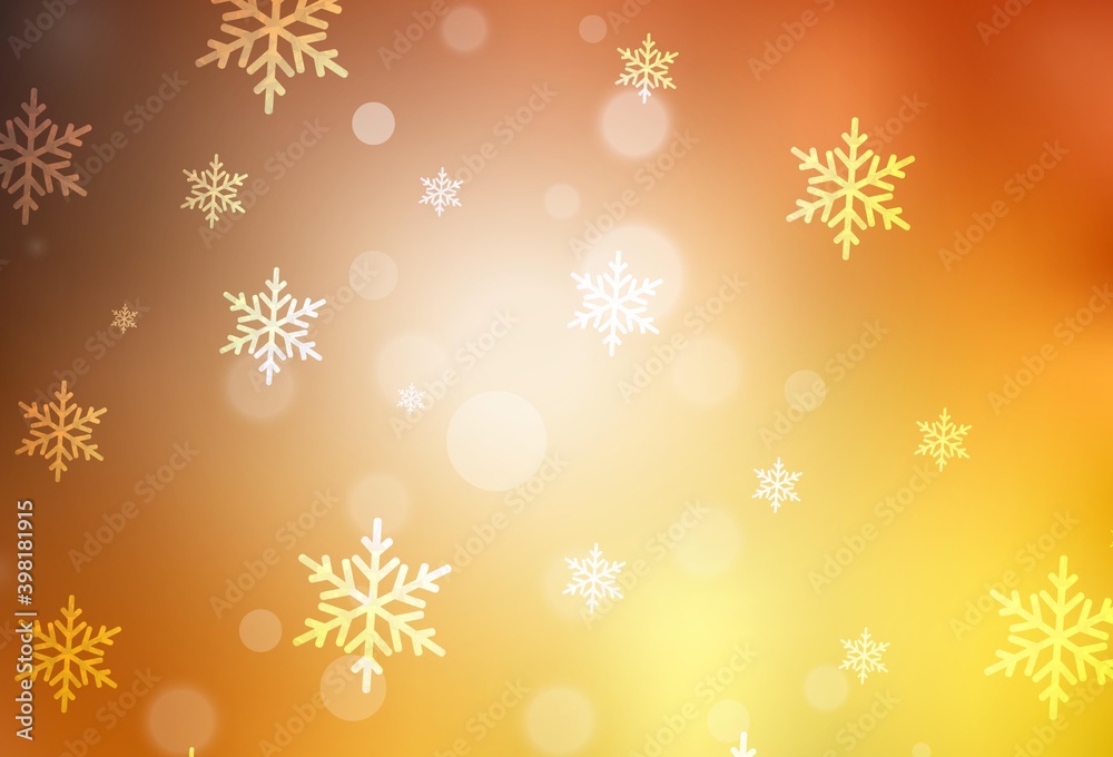 Light Orange vector texture in birthday style. Light Orange vector texture in birthday style.