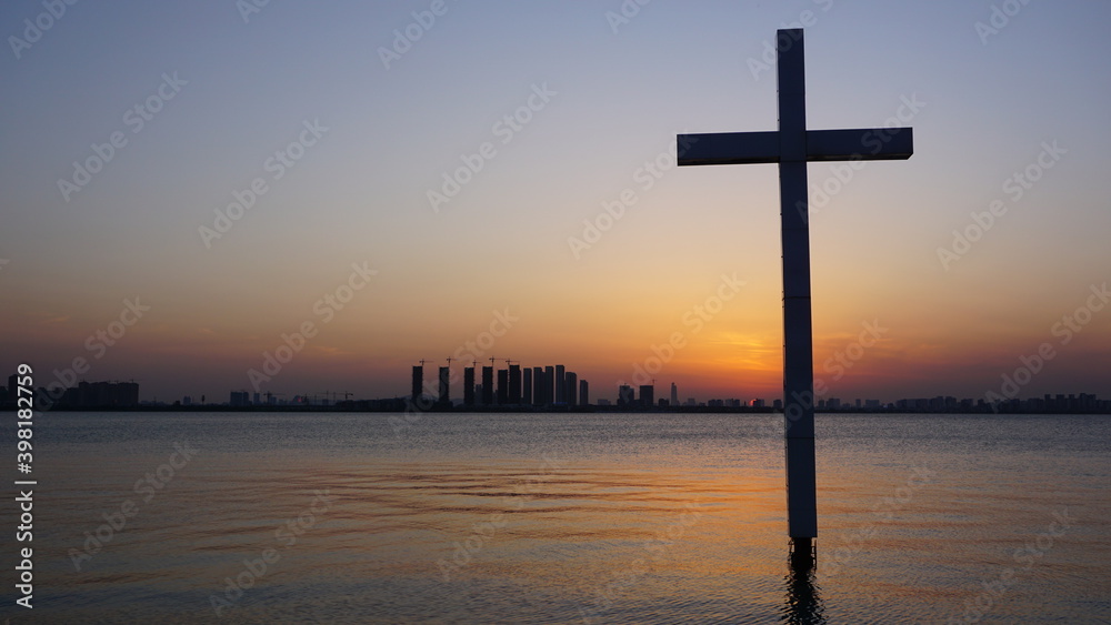 Cross on the Lake