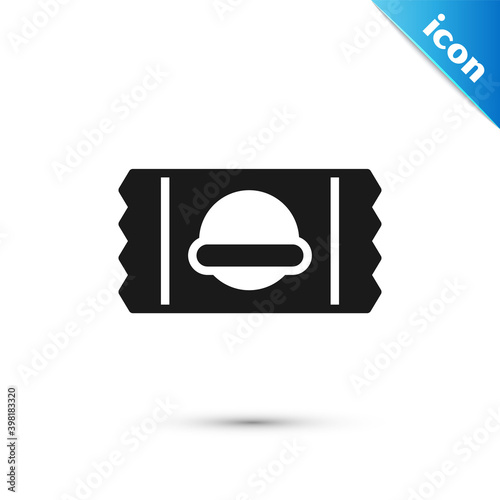 Grey Sports nutrition bodybuilding proteine power drink and food icon isolated on white background. Vector.