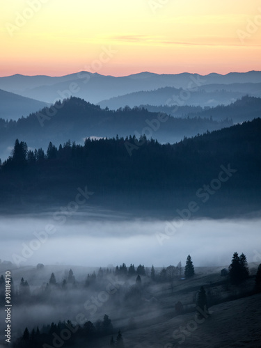 Majestic autumn scenery of ...