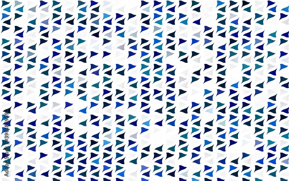 Light BLUE vector pattern in polygonal style. Decorative design in abstract style with triangles. Pattern for commercials. Light BLUE vector pattern in polygonal style. Decorative design in abstract style with triangles. Pattern for commercials.