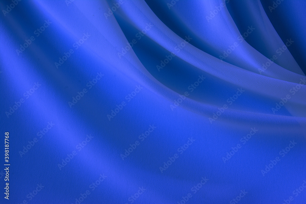 Obraz premium 青色の布