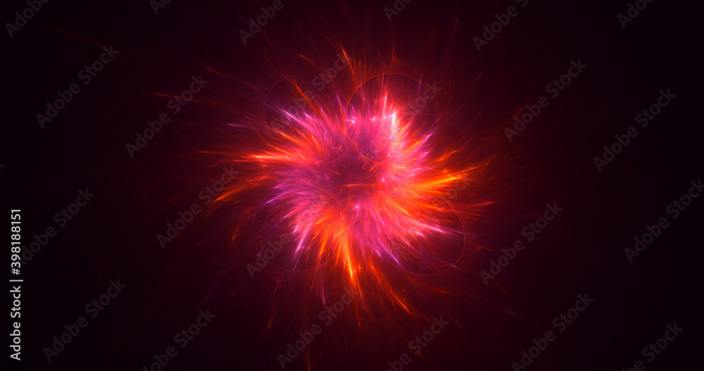 3D rendering abstract circle light background 3D rendering abstract circle light background