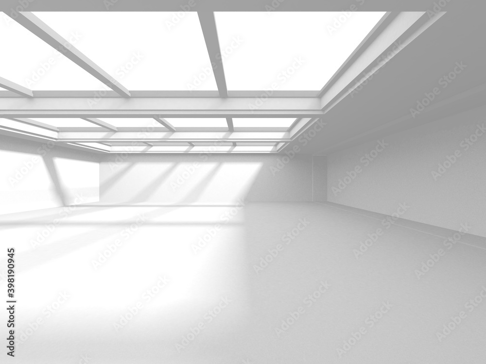 Obraz premium White Modern Background. Abstract Building Concept