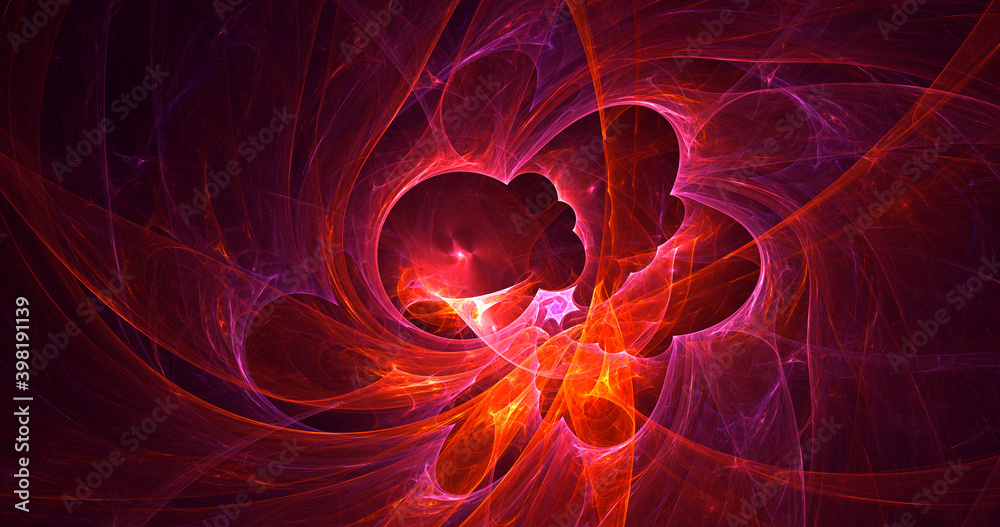 3D rendering abstract colorful fractal light background 3D rendering abstract colorful fractal light background