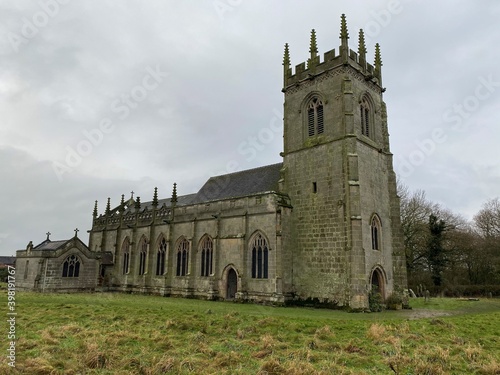 Battlefield Church in Shropshire in the winter