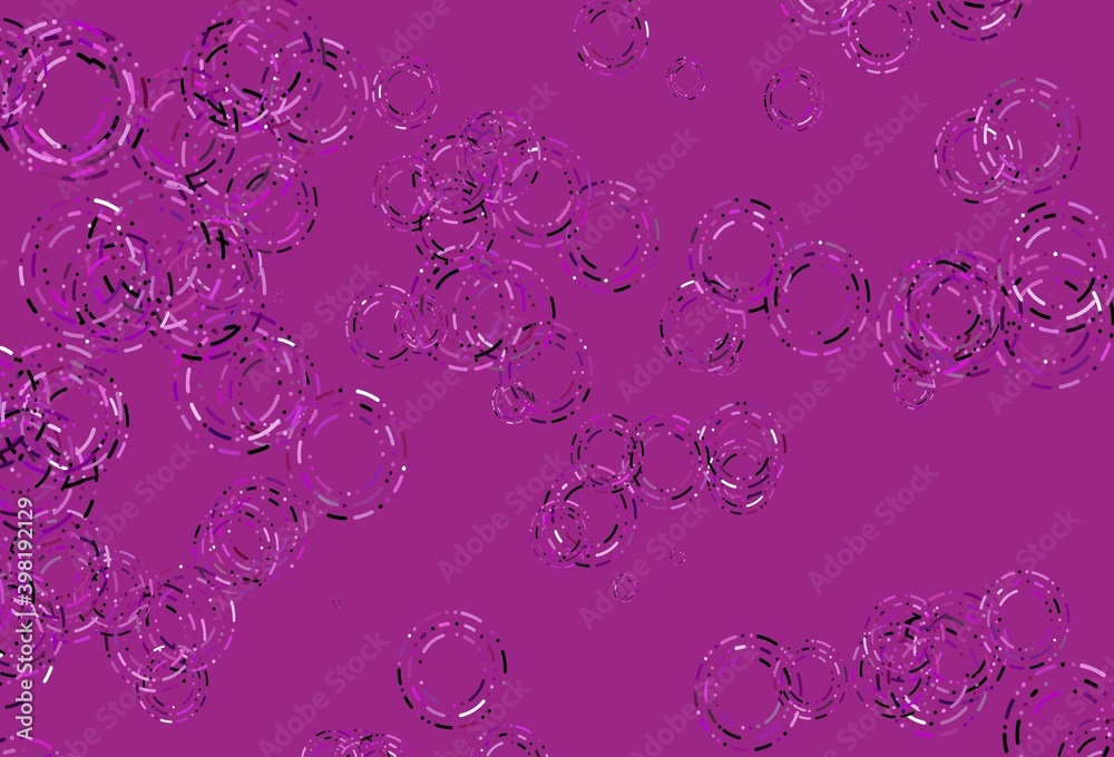 Light Purple vector layout with circle shapes.