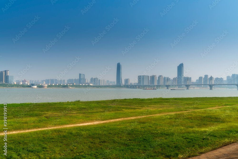 city skyline of business district downtown in daytime city skyline of business district downtown in daytime