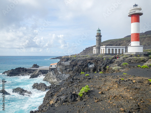Lighthouse on the island La Palma, Faro de Fuencaliente. High quality photo photo